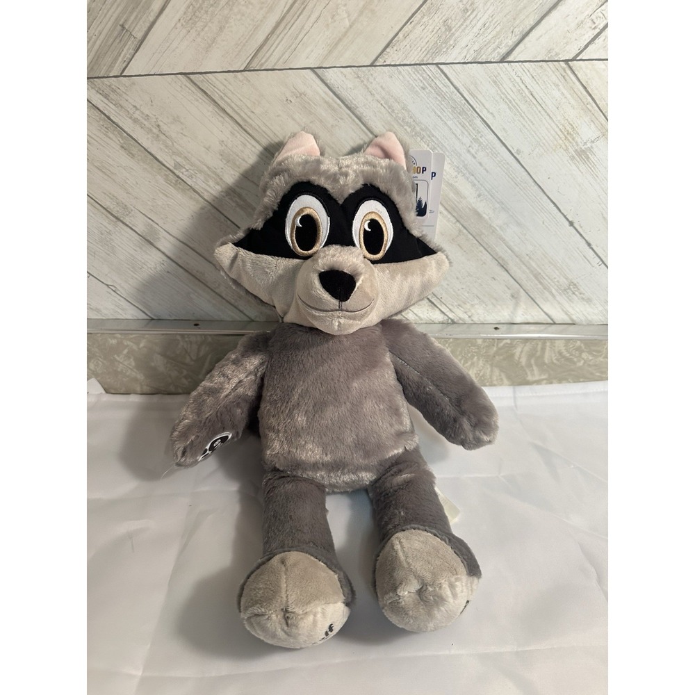 Build A Bear Oliver Raccoon Great Wolf Lodge Plush Exclusive NEW WITH TAGS